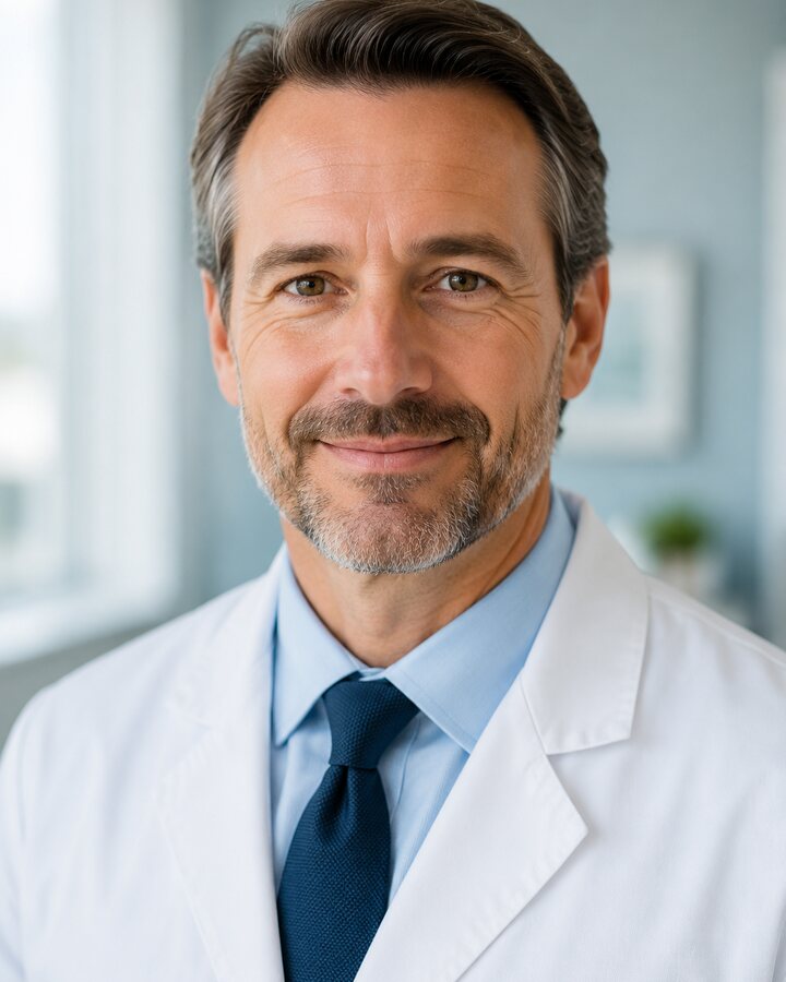 Illustrative physician portrait accompanying John-Stewart Michael Smith, MD